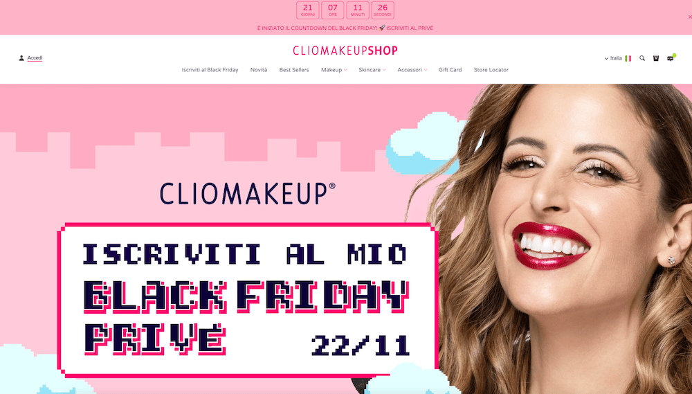 Clio make up shop sito shopify Clio Make Up Sito Shopify